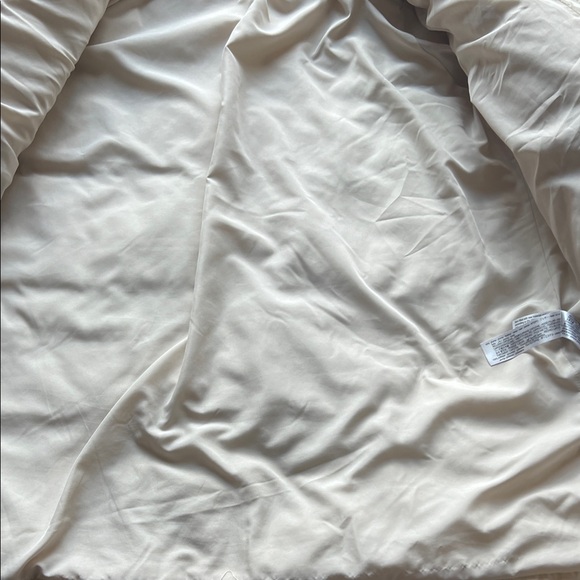 Zara Ecru Cream Duck Down Puffer Coat Size S - Picture 7 of 8